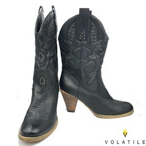 Very Volatile Western Cowboy Heeled Boot 10